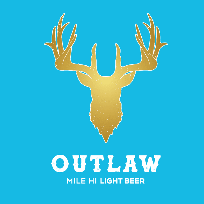 Outlaw Mile Hi Light Beer
